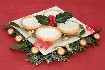 Image showing Iced Mince Pies