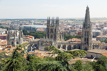 Image showing Panoramic view of Burgos