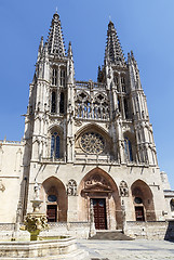 Image showing cathedral in Burgos, Spain