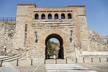Image showing Arc or St. Stephen's Gate Burgos, Spain