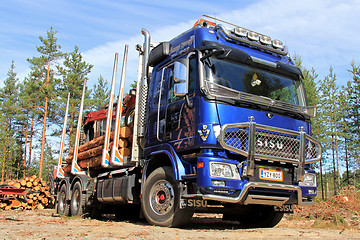 Image showing Sisu Polar Logging Truck 