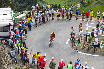 Image showing The Cyclist Christophe Le Mevel