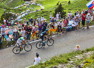 Image showing Two Cyclists