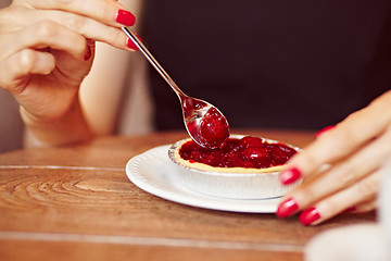 Image showing Cherry pie