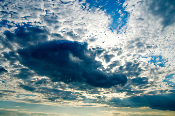 Image showing good deep blue sky