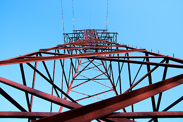 Image showing high voltage transmission tower