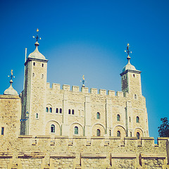 Image showing Vintage look Tower of London