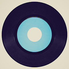 Image showing Retro look Record