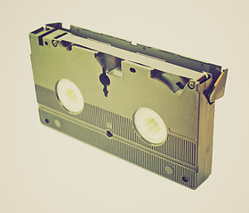 Image showing Retro look Video tape