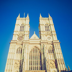 Image showing Vintage look Westminster Abbey