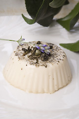 Image showing sencha panna cotta