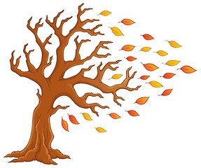 Image showing Autumn tree theme image 1