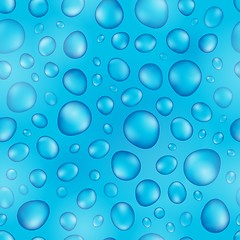 Image showing Water drops seamless background 1