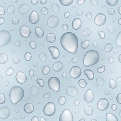 Image showing Water drops seamless background 2