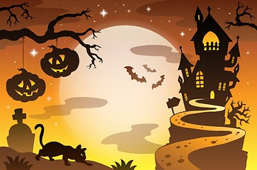 Image showing Halloween topic background 4