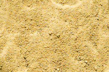 Image showing texture of yellow sand close up