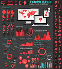 Image showing IT Industry Infographic Elements