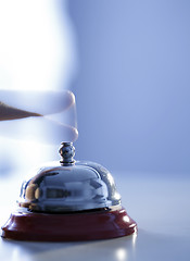 Image showing Close up photo of a bell 