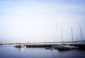 Image showing Sailing boats