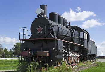 Image showing Soviet steam locomotive 30s