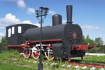 Image showing Russian industrial locomotive beginning of the 1900s