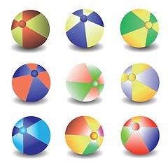 Image showing beach balls