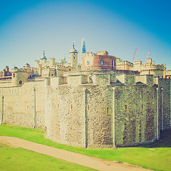 Image showing Vintage look Tower of London