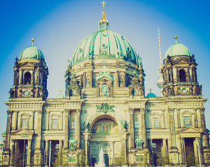 Image showing Retro look Berliner Dom