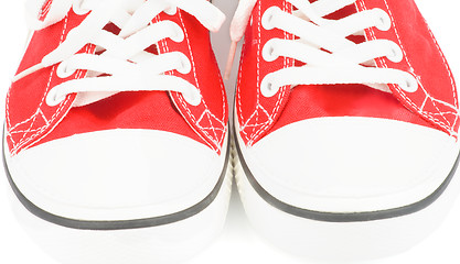 Image showing Red Gym Shoes