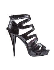 Image showing Women's shoes black high heels