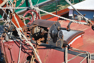 Image showing Boat winch