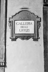 Image showing Galleria degli Uffizi