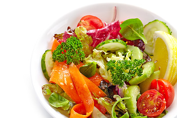 Image showing fresh vegetable salad