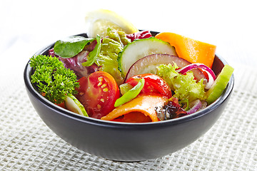 Image showing fresh vegetable salad