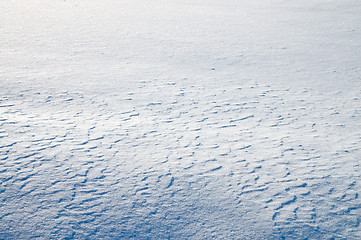 Image showing snowfield as good winter background