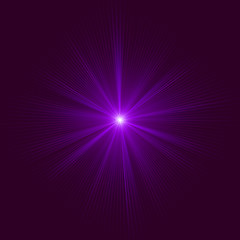 Image showing Purple abstract explosion. EPS 10