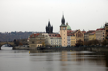 Image showing Prague Old Town with Bridge Tower, Czech Republic