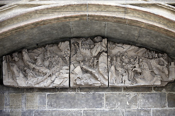 Image showing Relief, St. Stephen’s Cathedral in Vienna