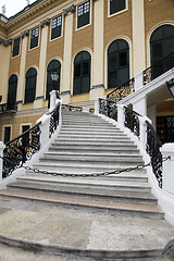 Image showing Stairs, Schonbrunn, Vienna.