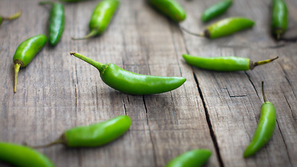 Image showing Fresh jalapenos chili pepper