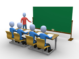 Image showing Teacher in Classroom