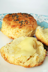 Image showing Buttered scone