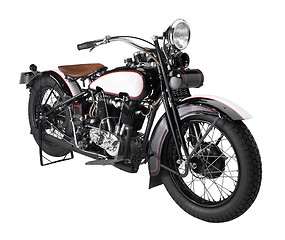 Image showing vintage motorcycle