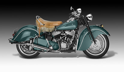 Image showing vintage motorcycle