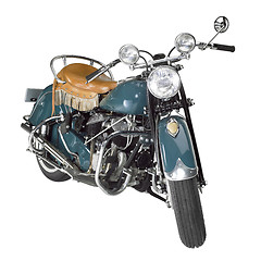 Image showing vintage motorcycle