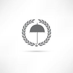 Image showing umbrella icon