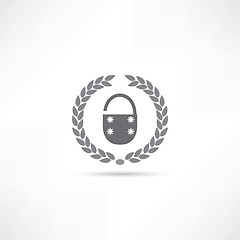 Image showing lock icon