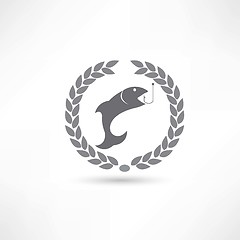 Image showing fish icon