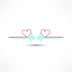 Image showing cardiogram icon