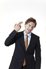 Image showing Businesman showing disaprovement